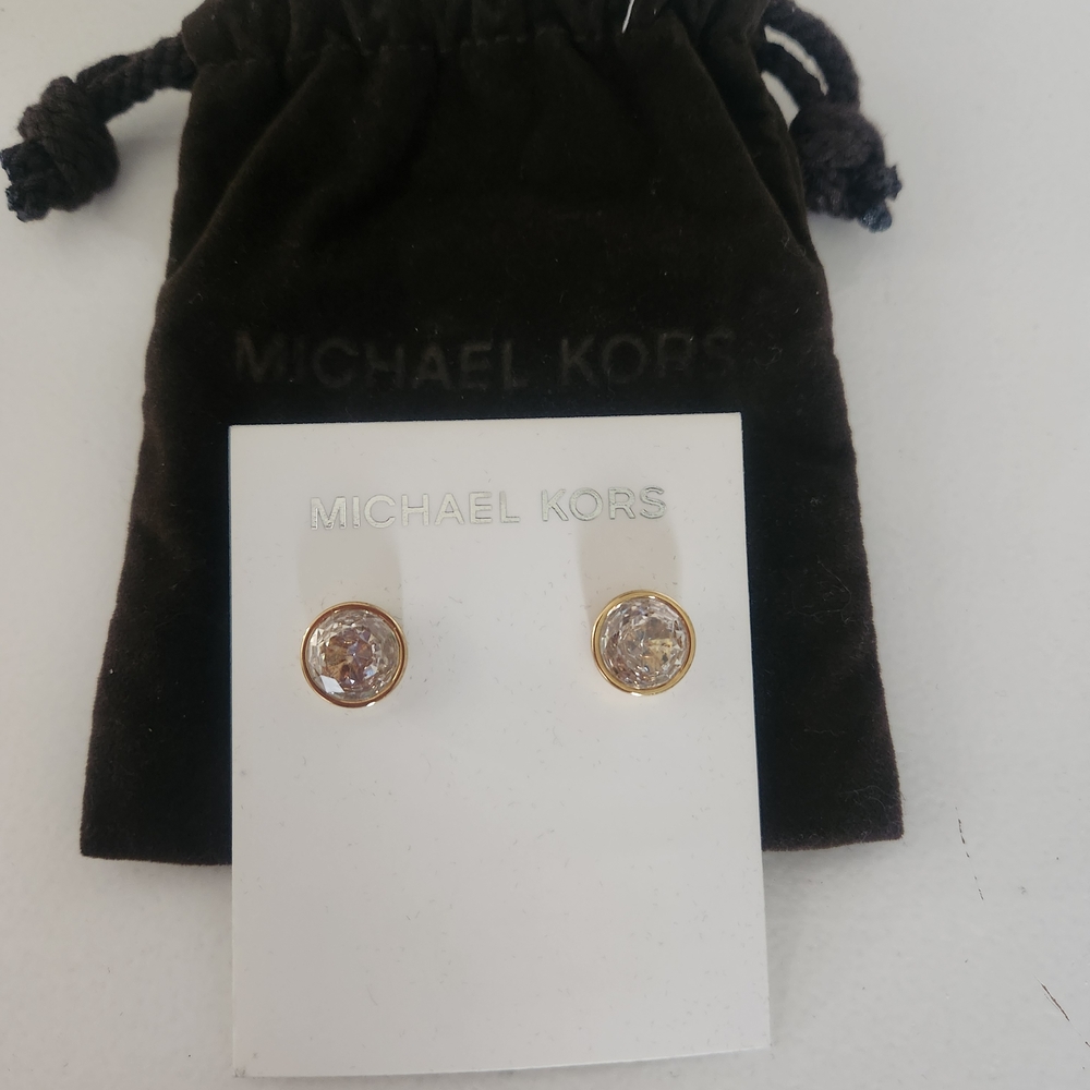 Michael Kors Gold Stud Earrings